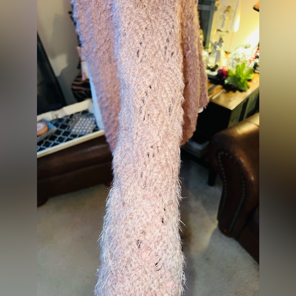 Mauve Cardigan Sweater - Picture 4 of 5